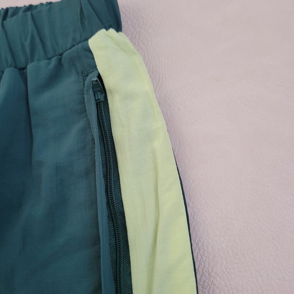 Vintage Fila Track Pants Mens L Teal Expedition Nylon Joggers Retro - Picture 5 of 12